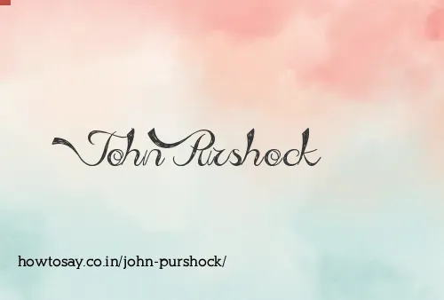 John Purshock