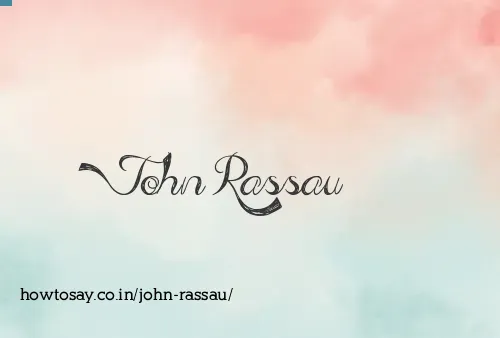 John Rassau