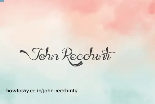 John Recchinti