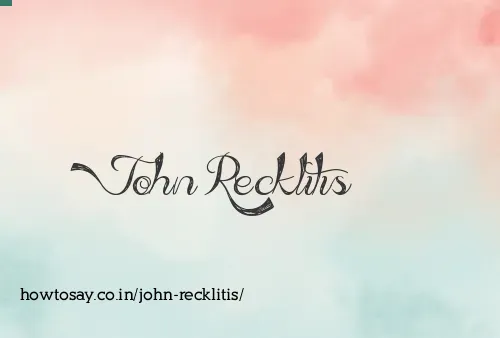 John Recklitis