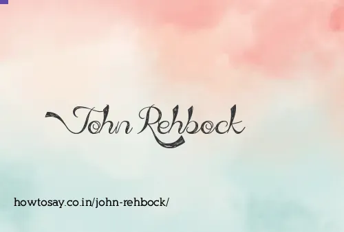 John Rehbock