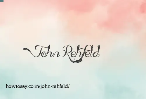 John Rehfeld