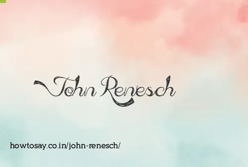 John Renesch