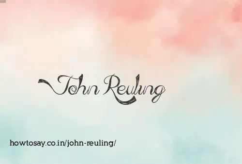 John Reuling