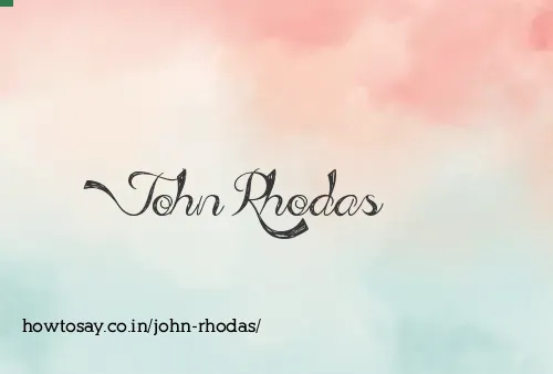 John Rhodas