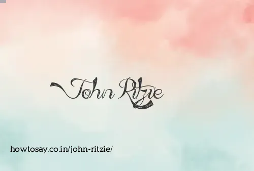 John Ritzie