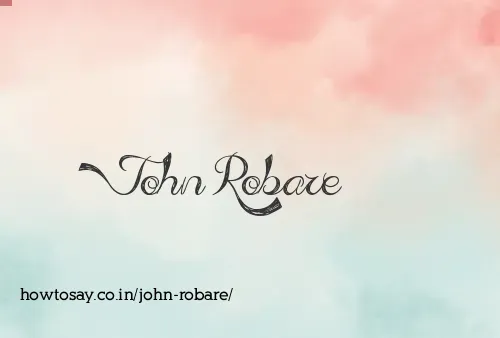 John Robare
