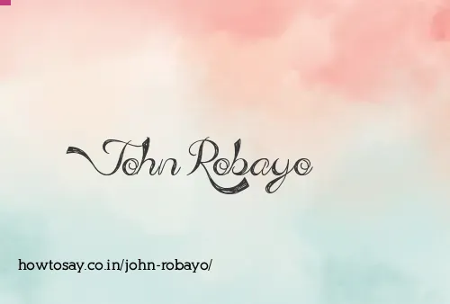 John Robayo