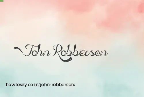 John Robberson