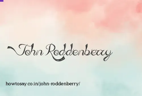 John Roddenberry