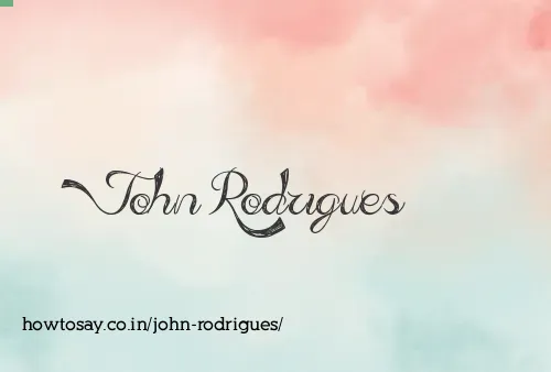John Rodrigues
