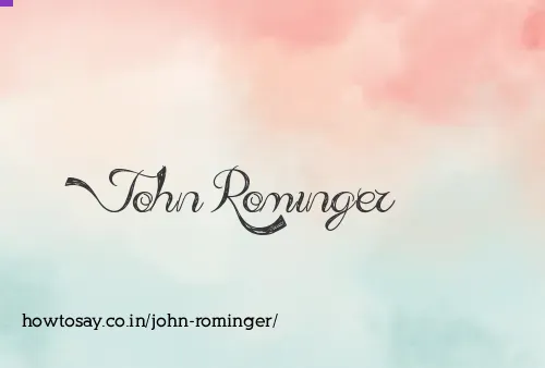 John Rominger