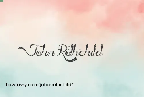 John Rothchild