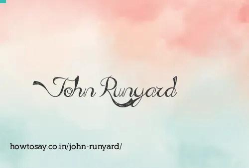 John Runyard