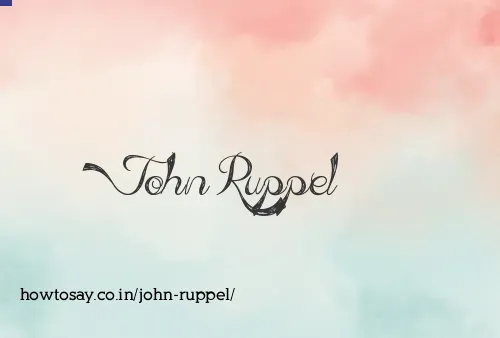 John Ruppel