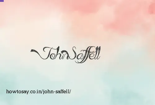 John Saffell
