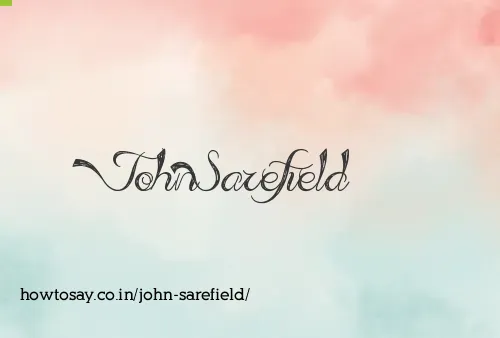 John Sarefield