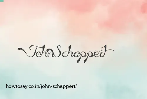John Schappert