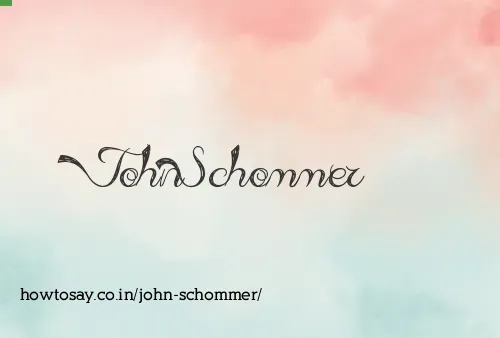 John Schommer