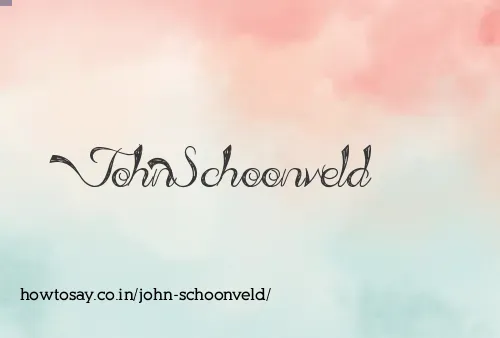 John Schoonveld