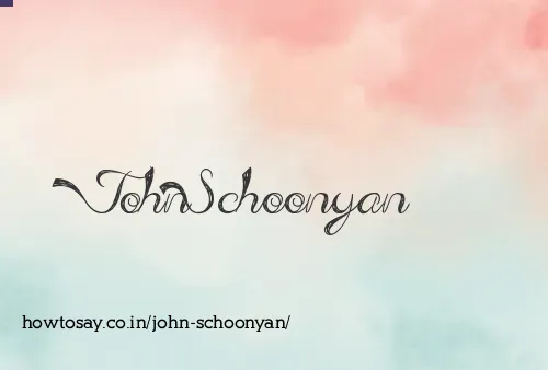 John Schoonyan