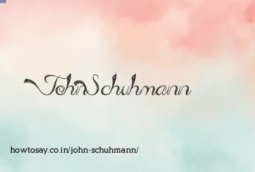 John Schuhmann