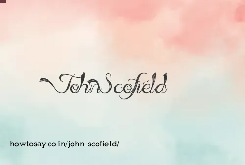 John Scofield