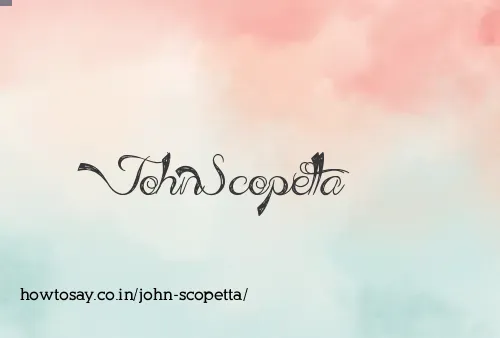 John Scopetta