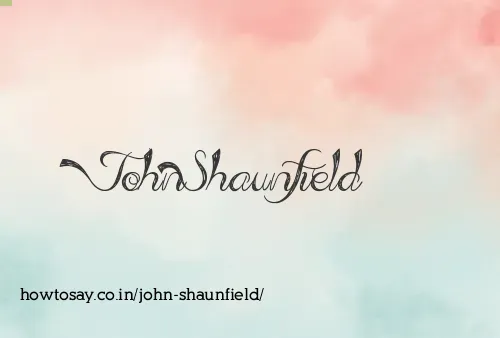 John Shaunfield