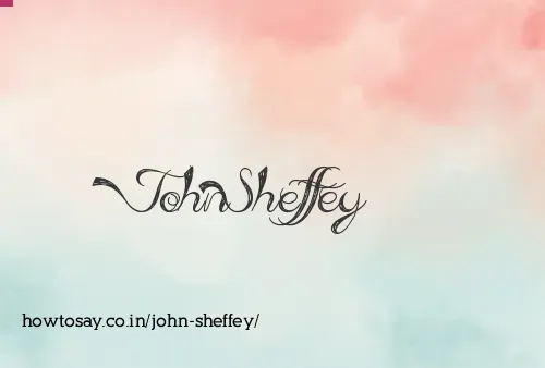 John Sheffey
