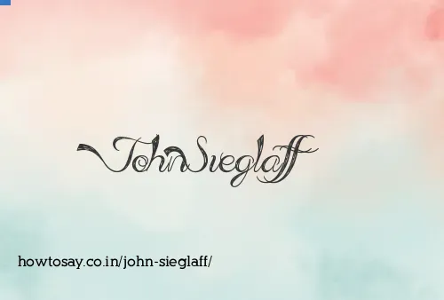 John Sieglaff