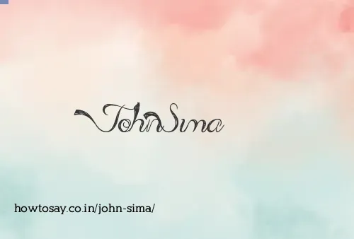 John Sima