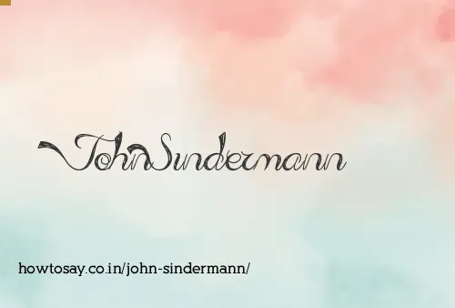 John Sindermann