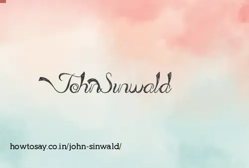John Sinwald