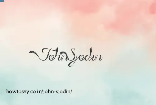 John Sjodin