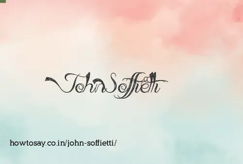 John Soffietti