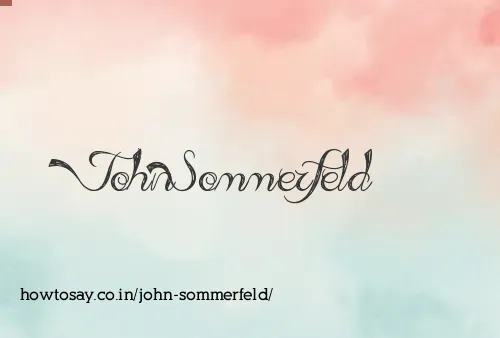 John Sommerfeld