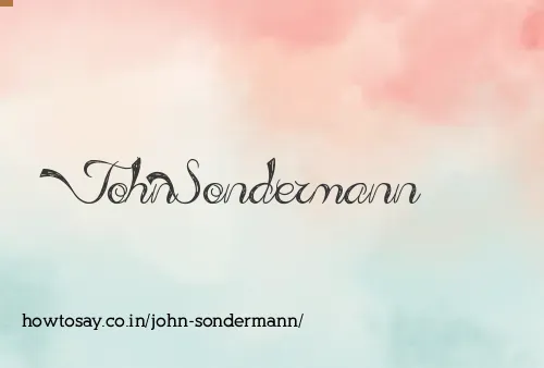 John Sondermann