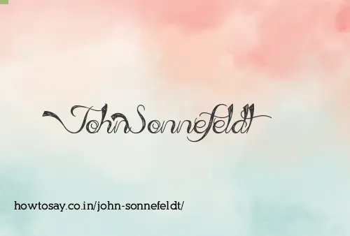 John Sonnefeldt