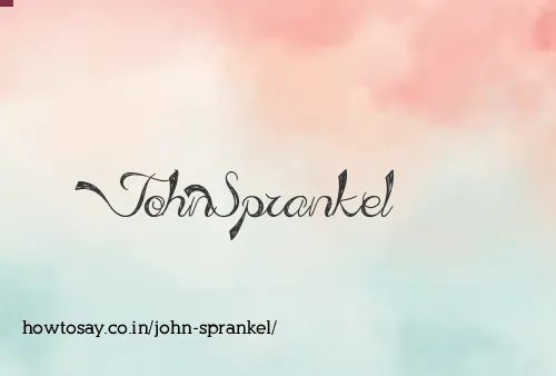 John Sprankel
