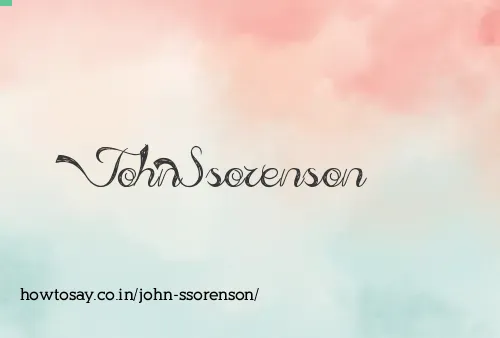 John Ssorenson