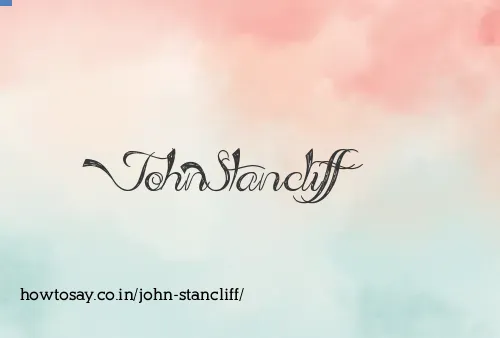 John Stancliff