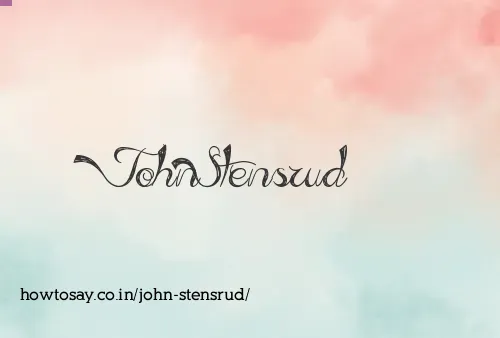 John Stensrud