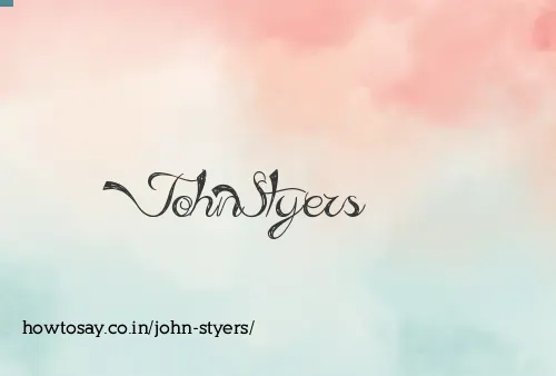 John Styers