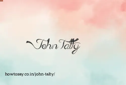 John Talty