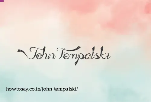 John Tempalski