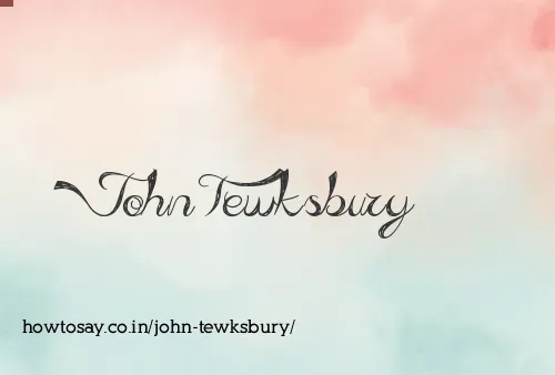 John Tewksbury