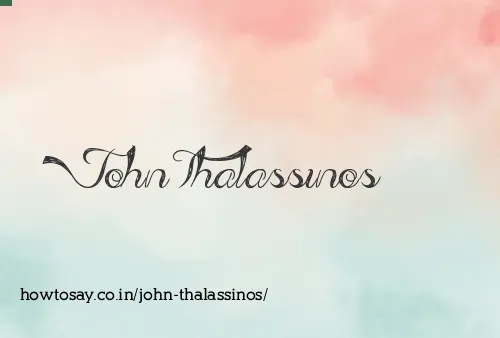 John Thalassinos