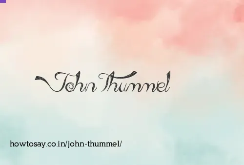 John Thummel