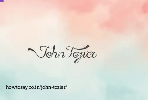 John Tozier